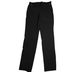 Anne Klein Stretch Dress Pants Women’s size 2 Black Stretch Career 4 Pockets